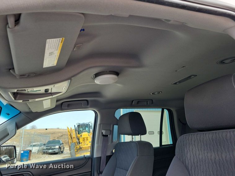 image for item NO9898 2017 Chevrolet  Tahoe Police SUV