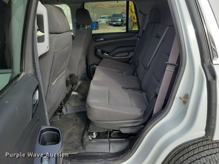 image for item NO9898 2017 Chevrolet  Tahoe Police SUV