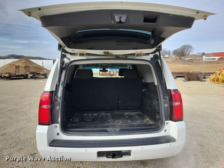 image for item NO9898 2017 Chevrolet  Tahoe Police SUV