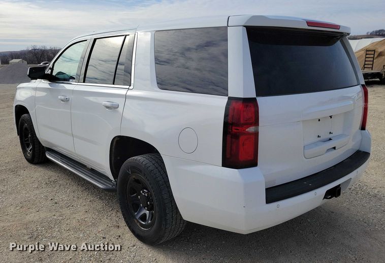 image for item NO9900 2016 Chevrolet  Tahoe Police SUV