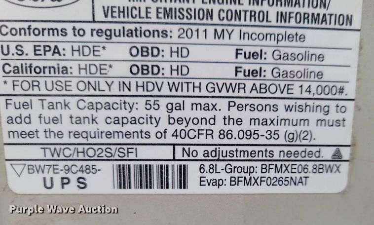 image for item NO9962 2011 Supreme E450 shuttle bus