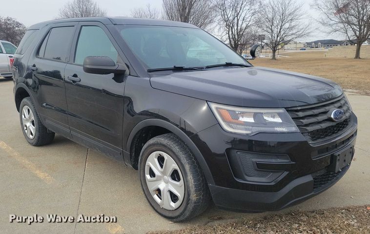 image for item NO9978 2018 Ford Explorer Police Interceptor SUV