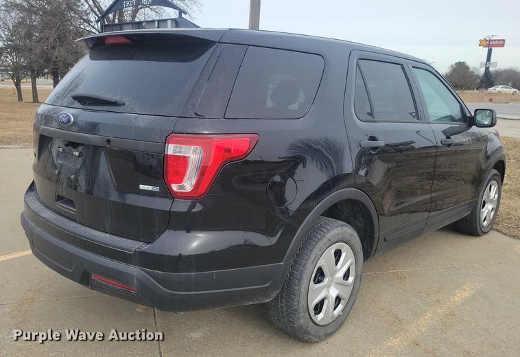 image for item NO9978 2018 Ford Explorer Police Interceptor SUV