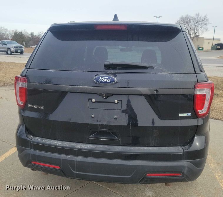 image for item NO9978 2018 Ford Explorer Police Interceptor SUV