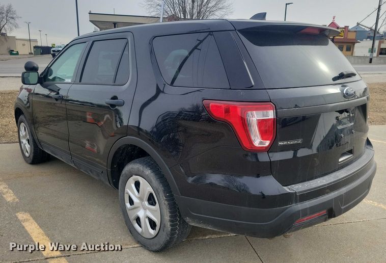 image for item NO9978 2018 Ford Explorer Police Interceptor SUV