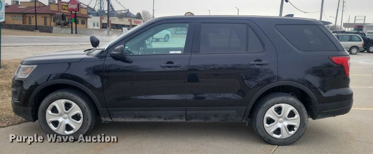 image for item NO9978 2018 Ford Explorer Police Interceptor SUV