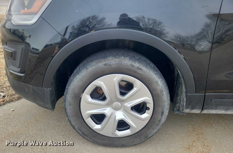 image for item NO9978 2018 Ford Explorer Police Interceptor SUV