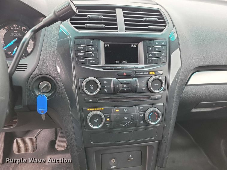 image for item NO9994 2016 Ford Explorer Police Interceptor SUV