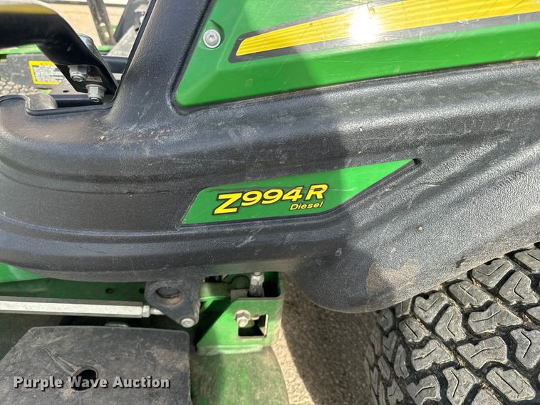 image for item OE9533 2018 John Deere Z994R ZTR lawn mower