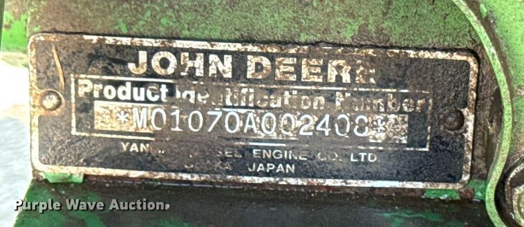 image for item OE9535 John Deere 1070 MFWD tractor