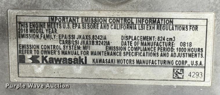 image for item OE9536 Ventrac 4500P lawn mower