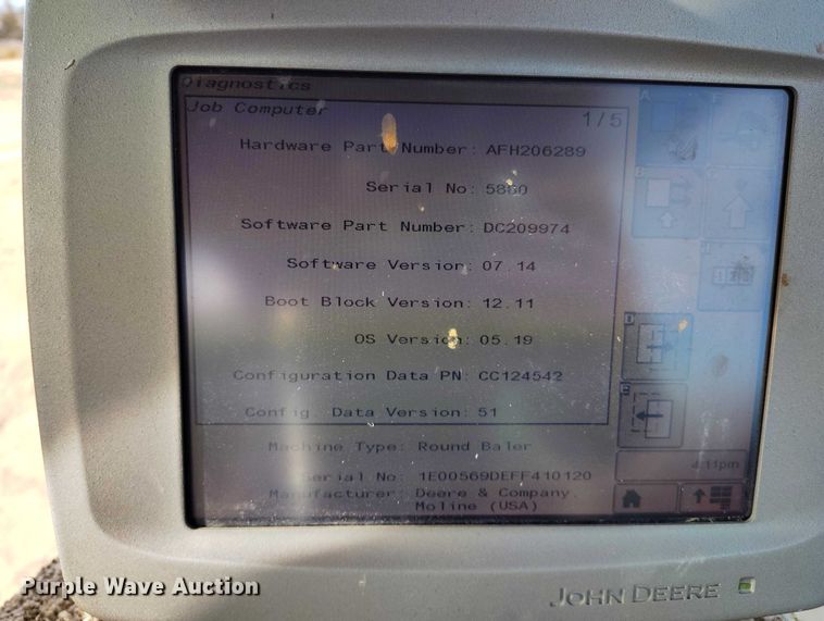 image for item DT0835 John Deere 569 Premium round baler