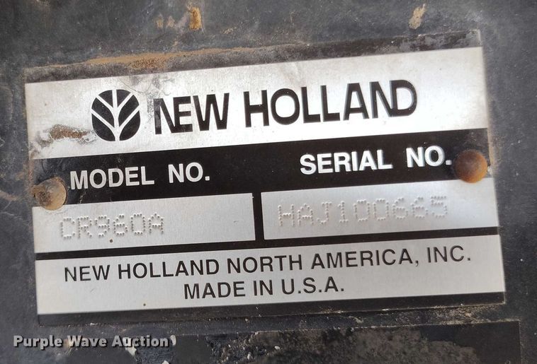 image for item DT0837 2003 New Holland CR960 combine