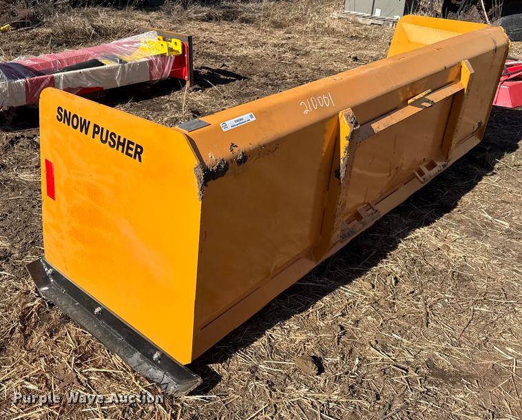 image for item EN0260 Snow pusher SP09 skid steer snow pusher
