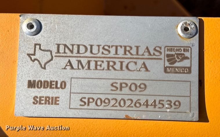 image for item EN0260 Snow pusher SP09 skid steer snow pusher