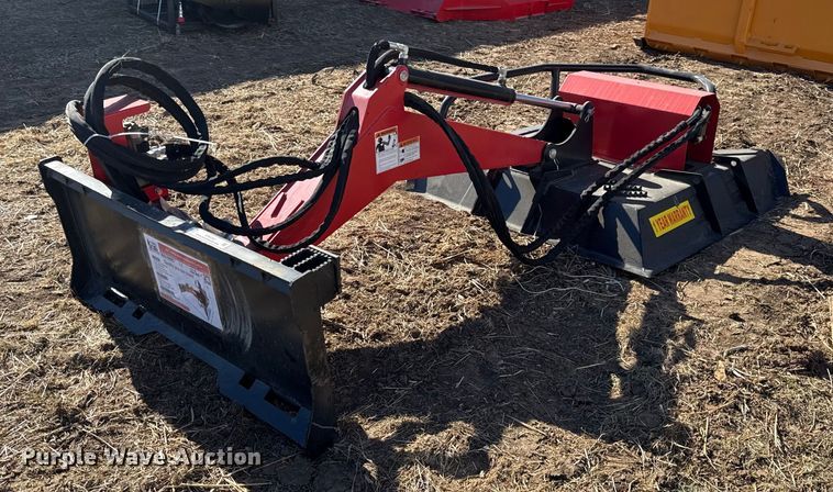 image for item EN0262 2025 Raytree Articulating brush cutter skid steer rotary mower