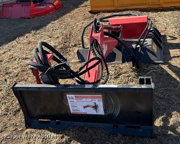 image for item EN0262 2025 Raytree Articulating brush cutter skid steer rotary mower