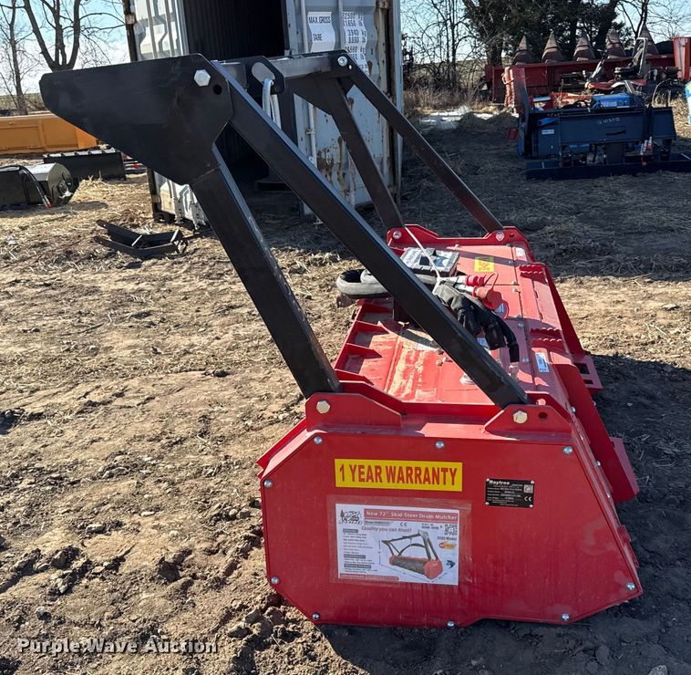 image for item EN0290 2025 Raytree RMBD72S skid steer mulcher