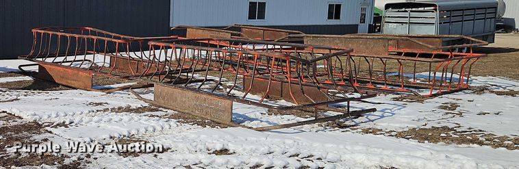 image for item EO4973 (4) Hay Monster round bale feeders