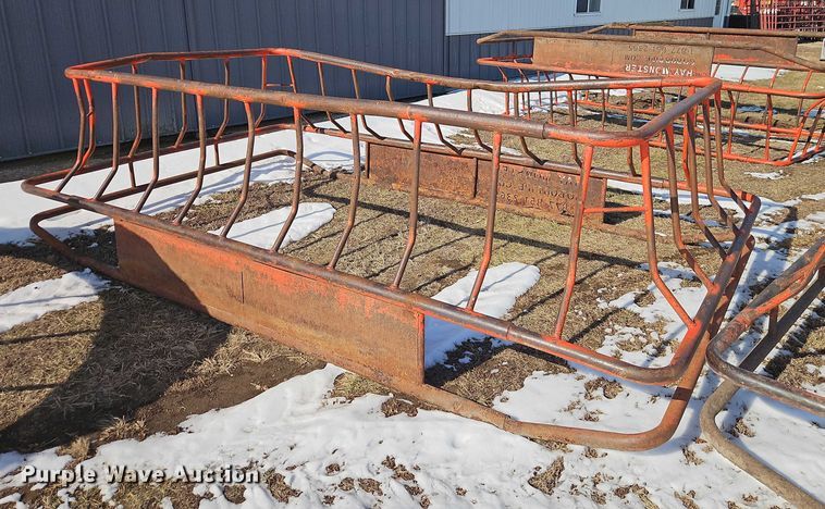 image for item EO4973 (4) Hay Monster round bale feeders