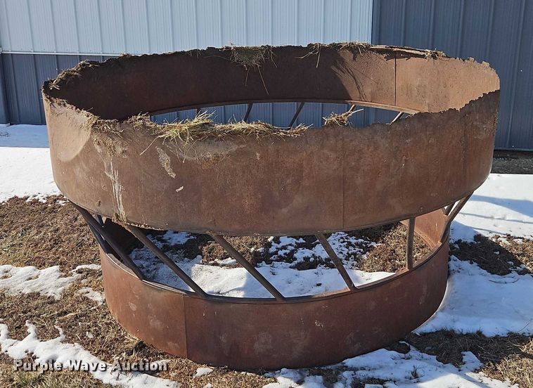 image for item EO4973 (4) Hay Monster round bale feeders