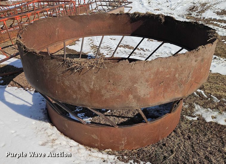 image for item EO4973 (4) Hay Monster round bale feeders