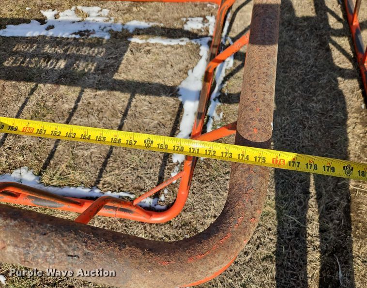 image for item EO4973 (4) Hay Monster round bale feeders