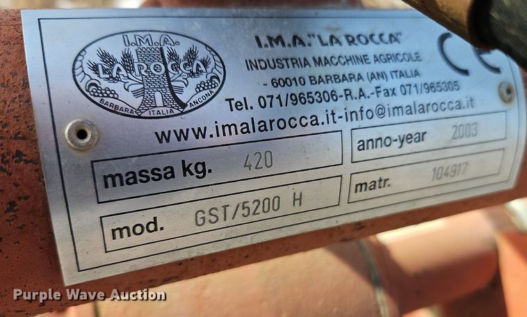 image for item EO4976 IMA  GST 5200 H hay rake