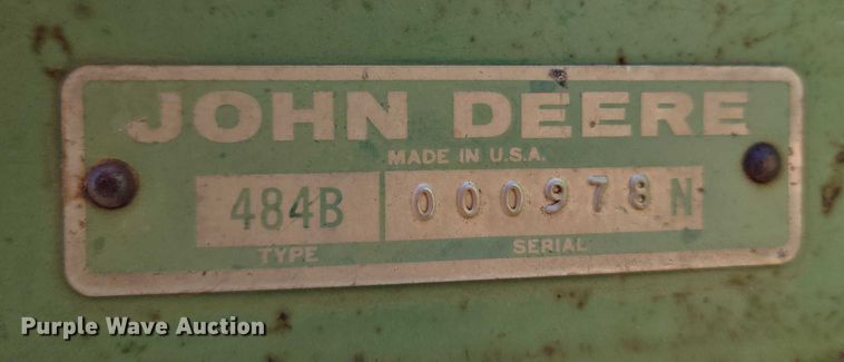 image for item ET1233 John Deere 484 cotton stripper