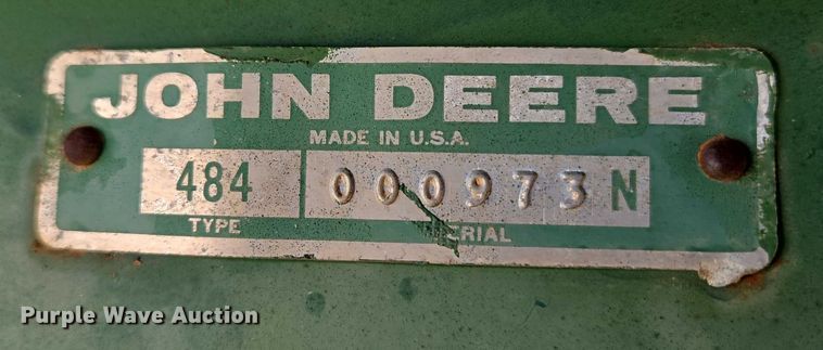 image for item ET1233 John Deere 484 cotton stripper