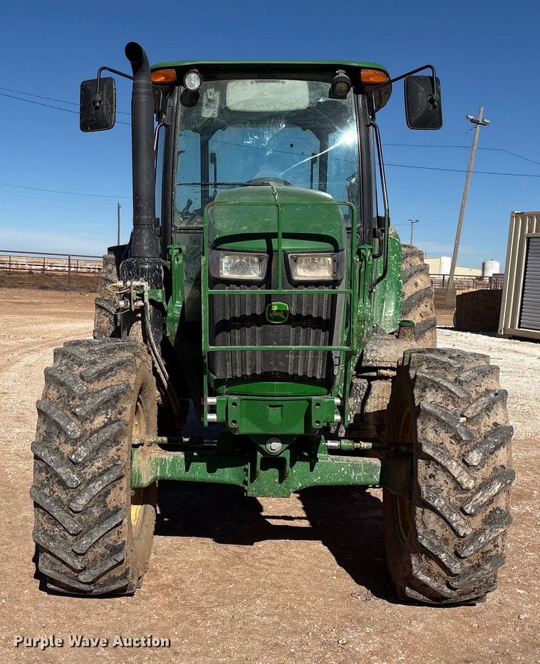 image for item EU4730 2019 John Deere 6120E MFWD tractor