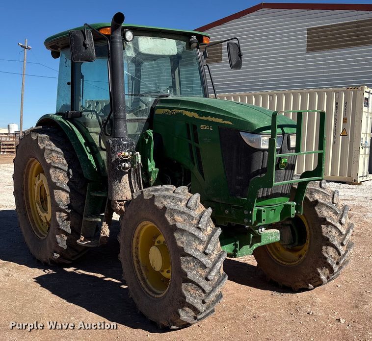 image for item EU4730 2019 John Deere 6120E MFWD tractor
