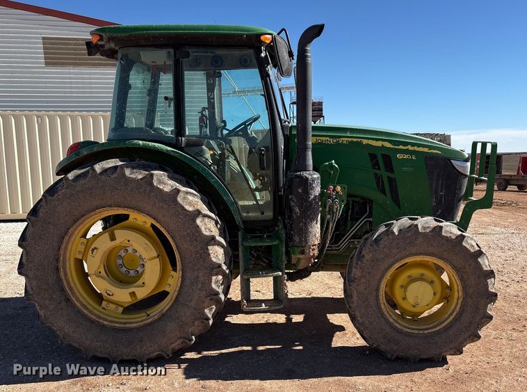 image for item EU4730 2019 John Deere 6120E MFWD tractor
