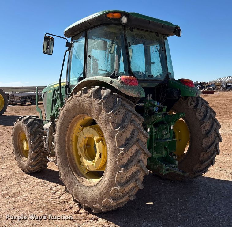 image for item EU4730 2019 John Deere 6120E MFWD tractor