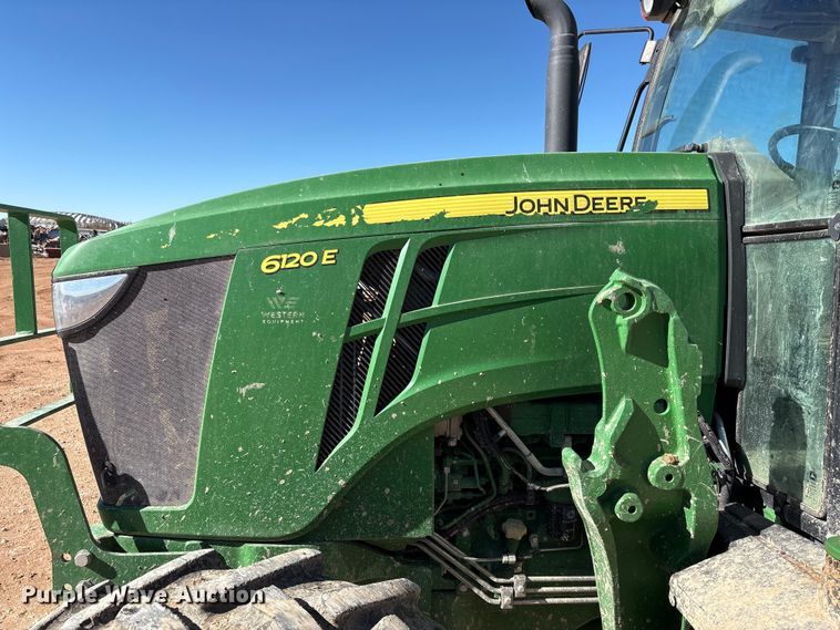 image for item EU4730 2019 John Deere 6120E MFWD tractor