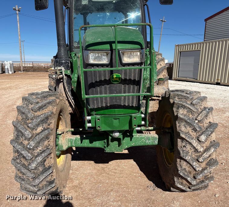image for item EU4730 2019 John Deere 6120E MFWD tractor