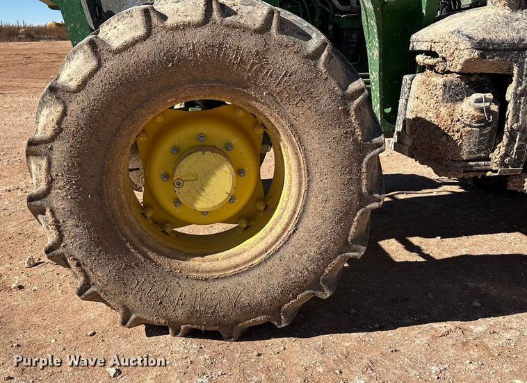 image for item EU4730 2019 John Deere 6120E MFWD tractor