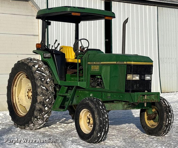 image for item FK1132 1996 John Deere 6400 tractor