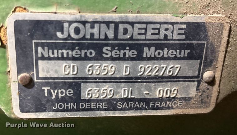 image for item FK1522 1991 John Deere 2955 tractor