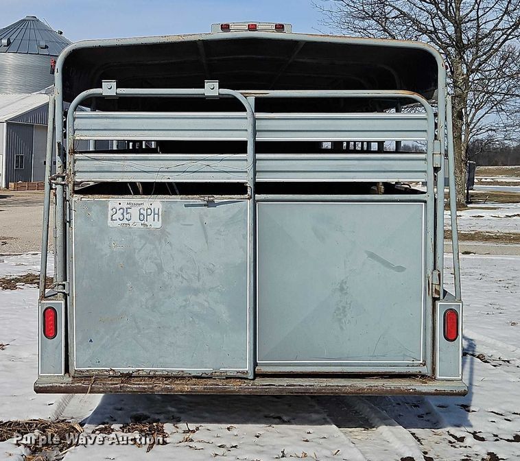 image for item FN5530 1990 Coose Trailer  livestock trailer