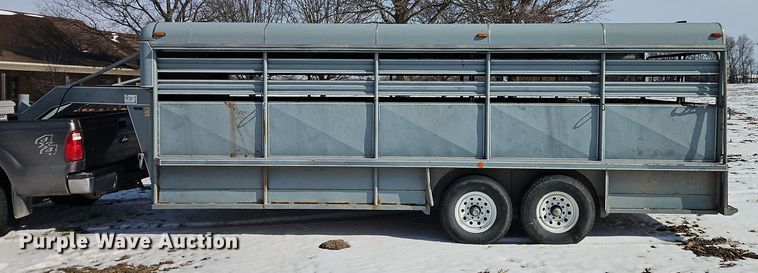image for item FN5530 1990 Coose Trailer  livestock trailer