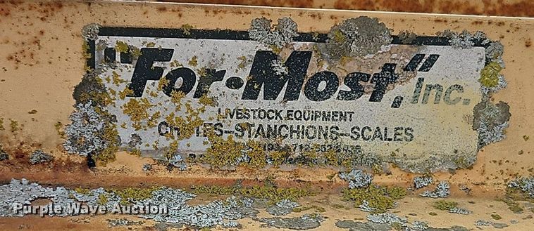 image for item FN5535 For-Most A-25 livestock head gate