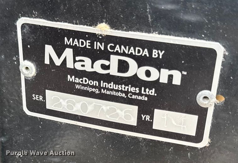 image for item YA1978 2014 MacDon FD75 flex draper head