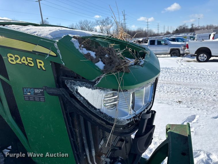 image for item YA1988 2018 John Deere 8245R MFWD tractor