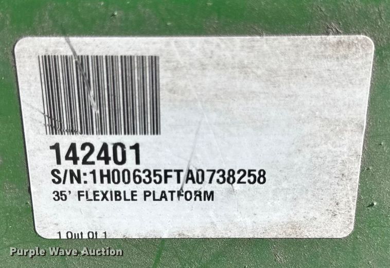 image for item YA2210 2010 John Deere 635F Hydraflex flex head