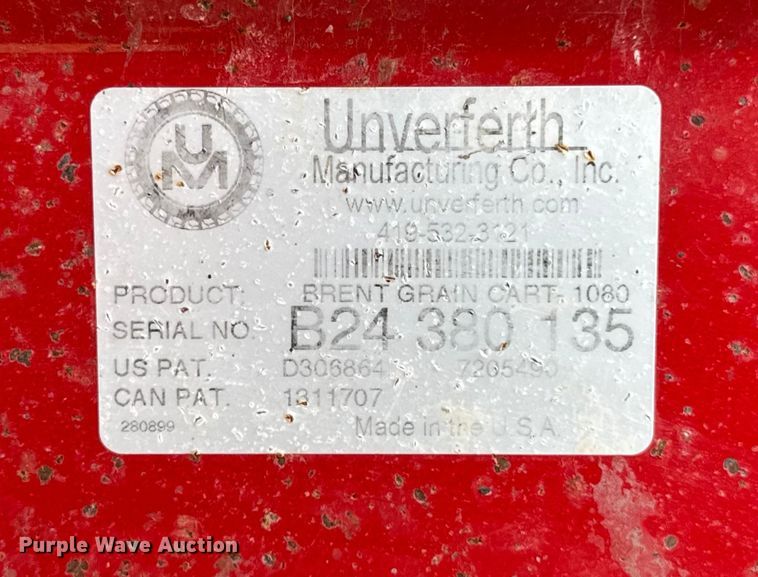 image for item YA2498 2008 Brent 1080 grain cart