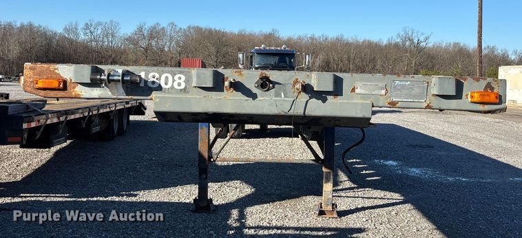 image for item DW7367 1995 Transcraft TL2000 S2 flatbed trailer