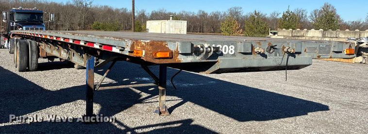 image for item DW7367 1995 Transcraft TL2000 S2 flatbed trailer