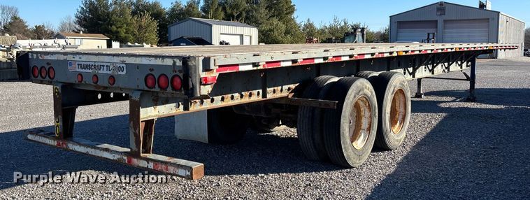 image for item DW7367 1995 Transcraft TL2000 S2 flatbed trailer