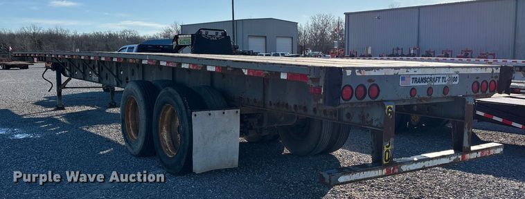 image for item DW7367 1995 Transcraft TL2000 S2 flatbed trailer